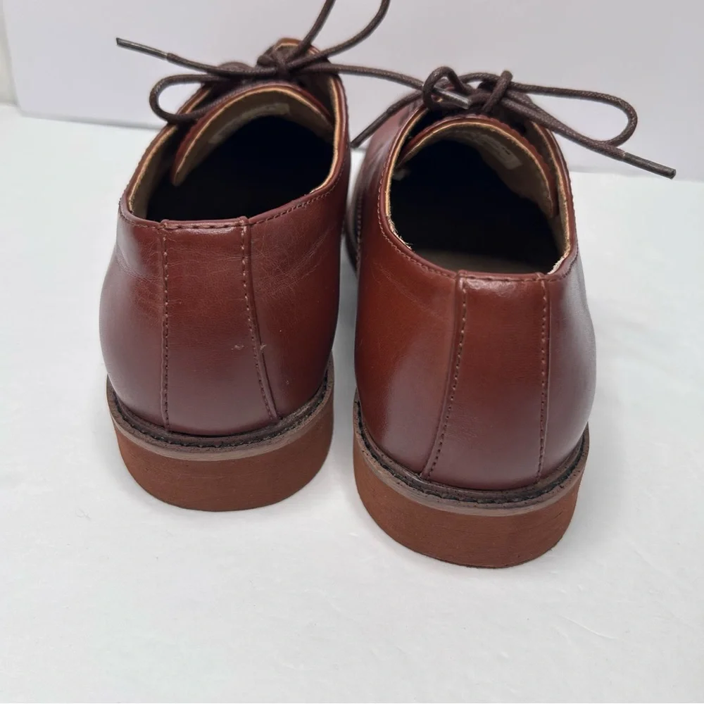 Deer Stags Men's Rich Brown Oxfords Denny Men’s Size 7M Laced-Up